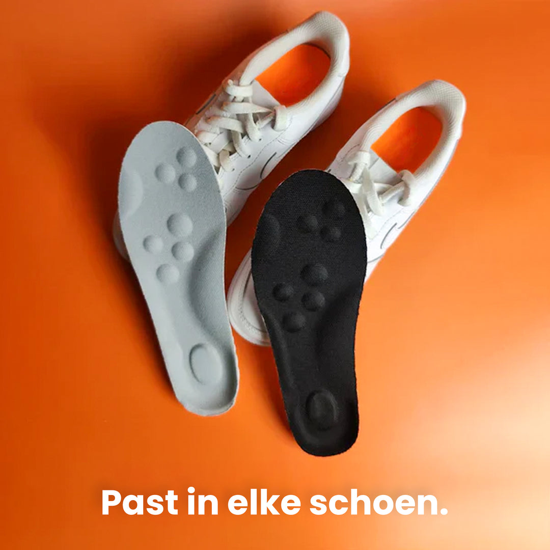 Massage Inlegzolen – Steunzolen Met Slimme Massagezones voor een Gezonde Houding en Comfort!