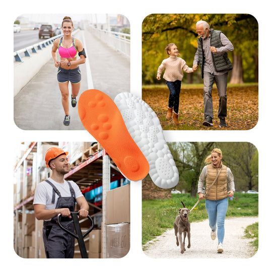 Massage Inlegzolen – Steunzolen Met Slimme Massagezones voor een Gezonde Houding en Comfort!